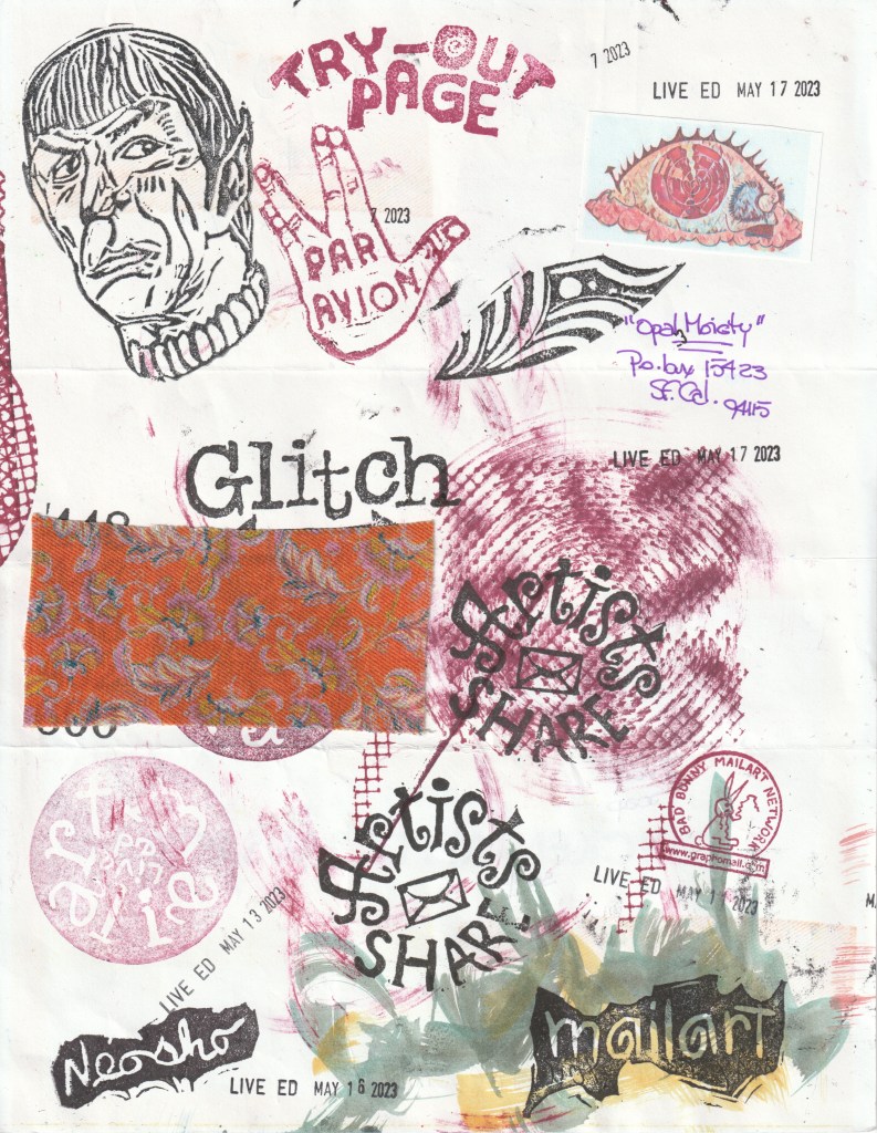 Mail Art inserts