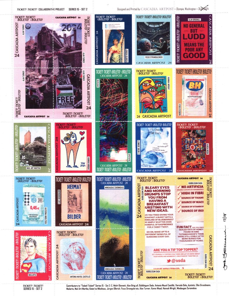 Mail Art artistamps